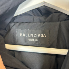 Balenciaga Black AW22 Pullover Hooded Puffer Jacket Size 4