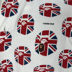 Bape England Ape Head Logo Polo Shirt