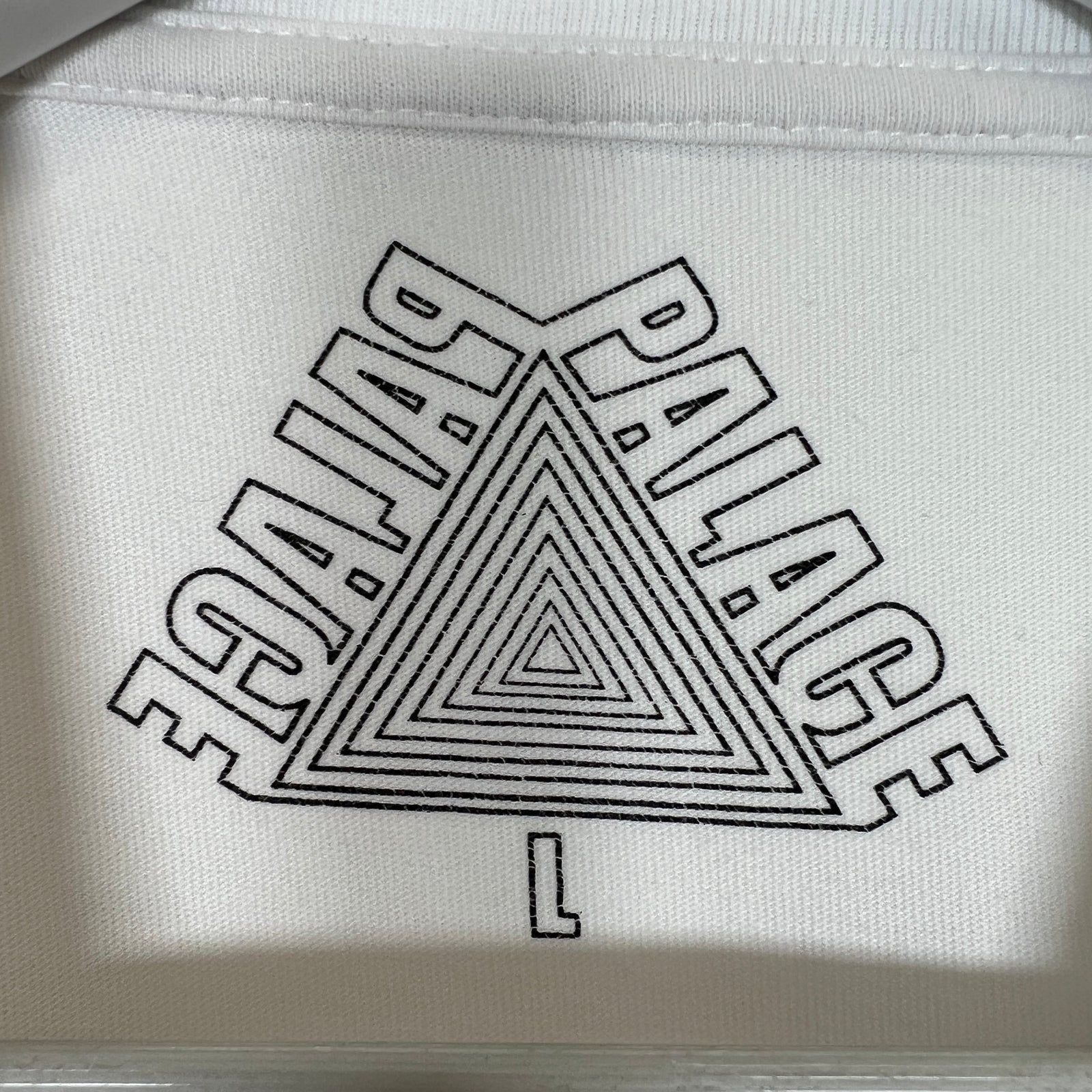Palace White Triangle Logo Pocket Tee