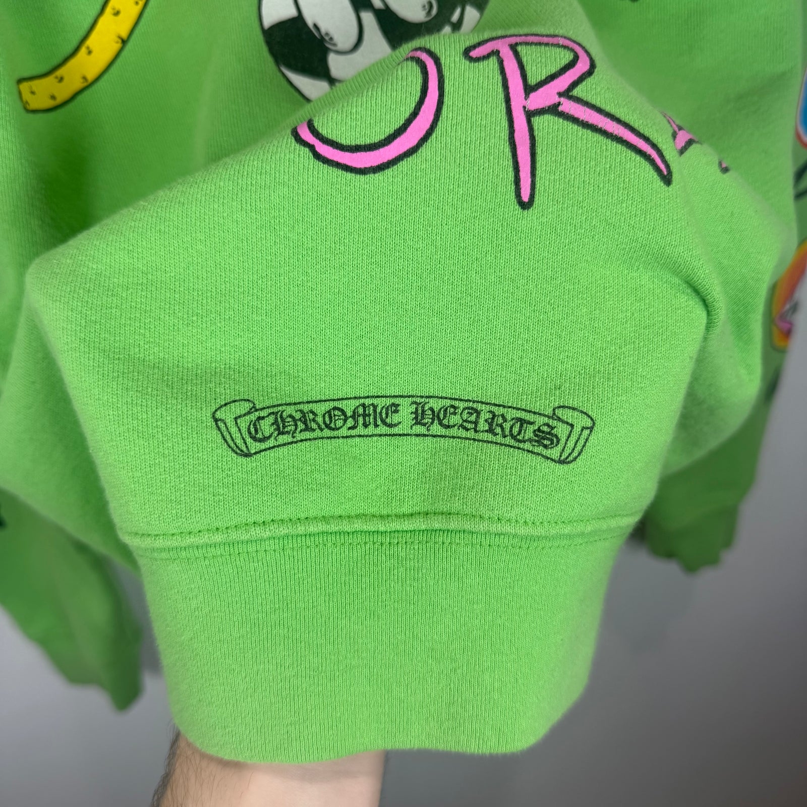 Chrome Hearts x Matty Boy Green 'Sex Records' Graphic Hoodie Size XS