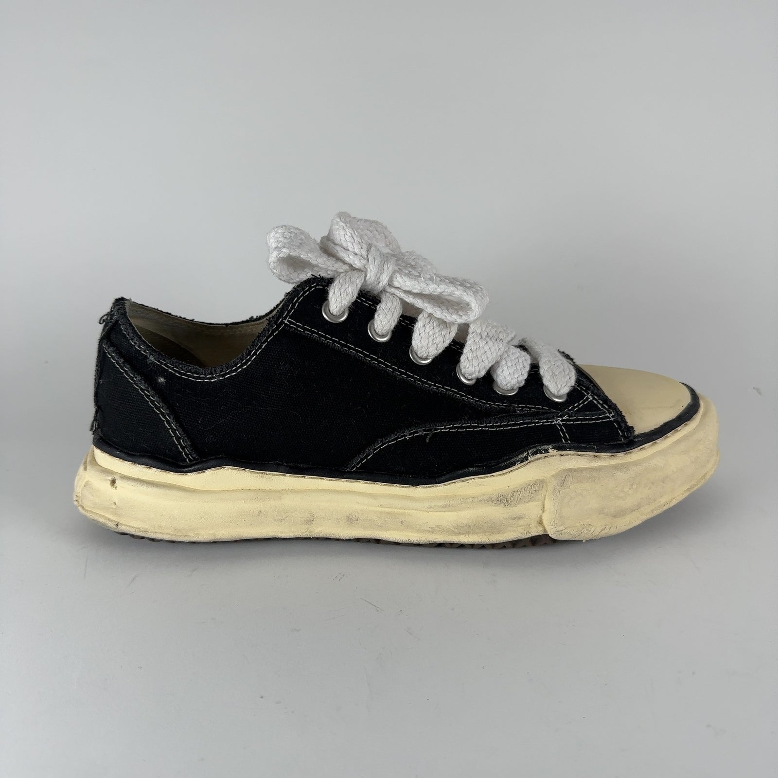 Maison Mihara Yasuhiro Distressed Canvas Low Top Sneaker