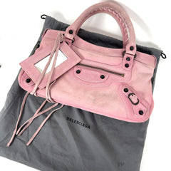 Balenciaga Small Suede Le City Bag