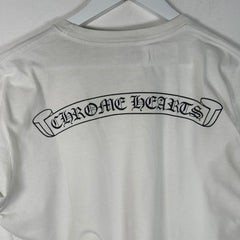 Chrome Hearts White Scroll T-Shirt Size M