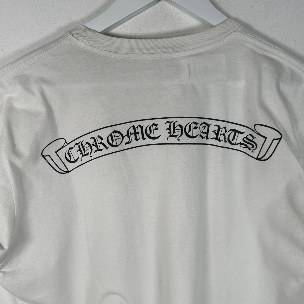 Chrome Hearts White Scroll T-Shirt Size M