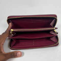 Louis Vuitton Aurore Monogram Empreinte Leather Zippy Wallet