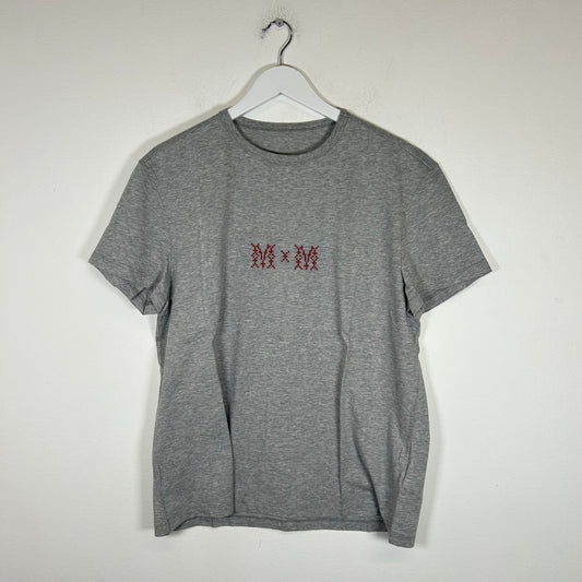 Maison Margiela Grey MM Embroidered Tee Size M