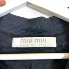 Miu Miu Vintage Viscose Two-Button Blazer