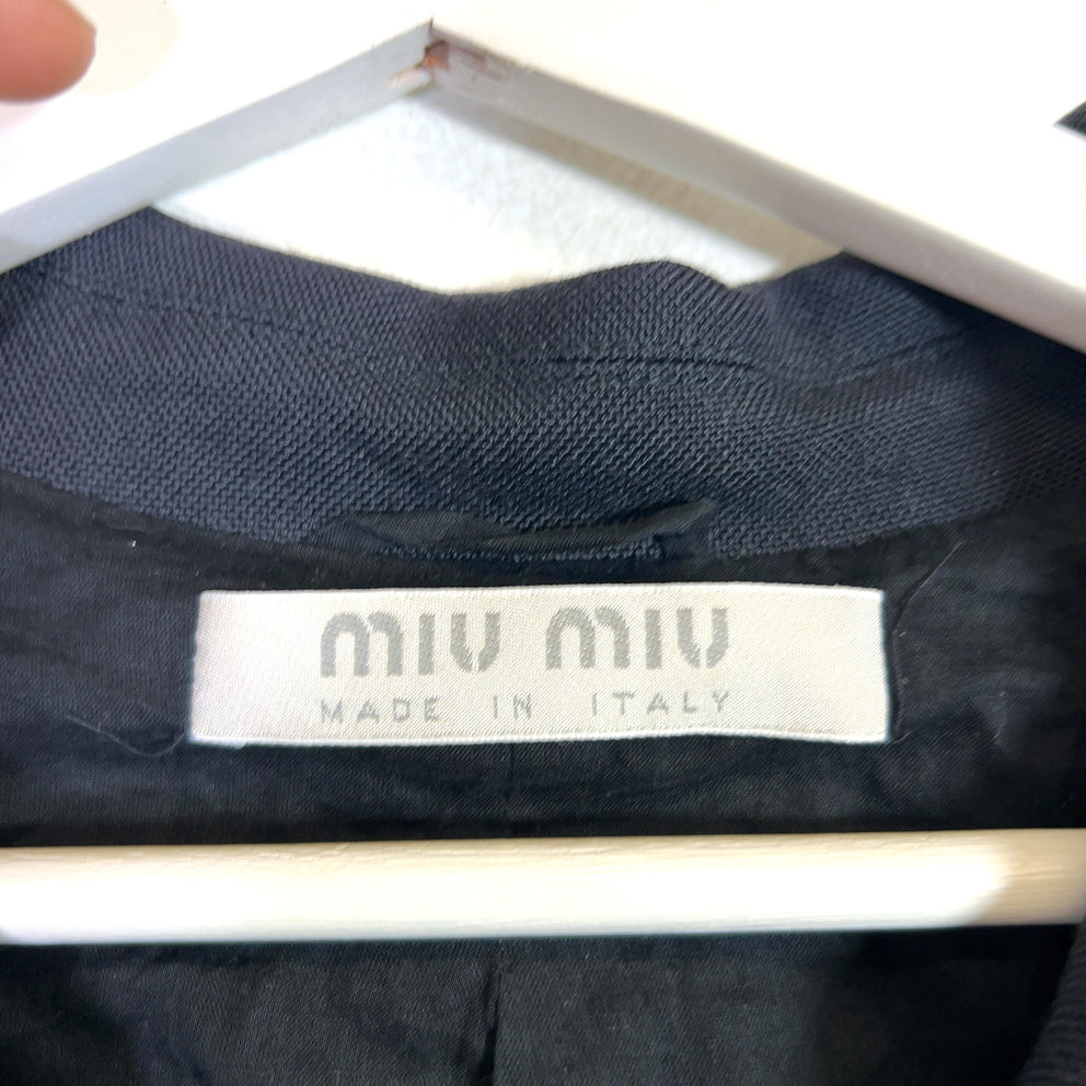 Miu Miu Vintage Viscose Two-Button Blazer