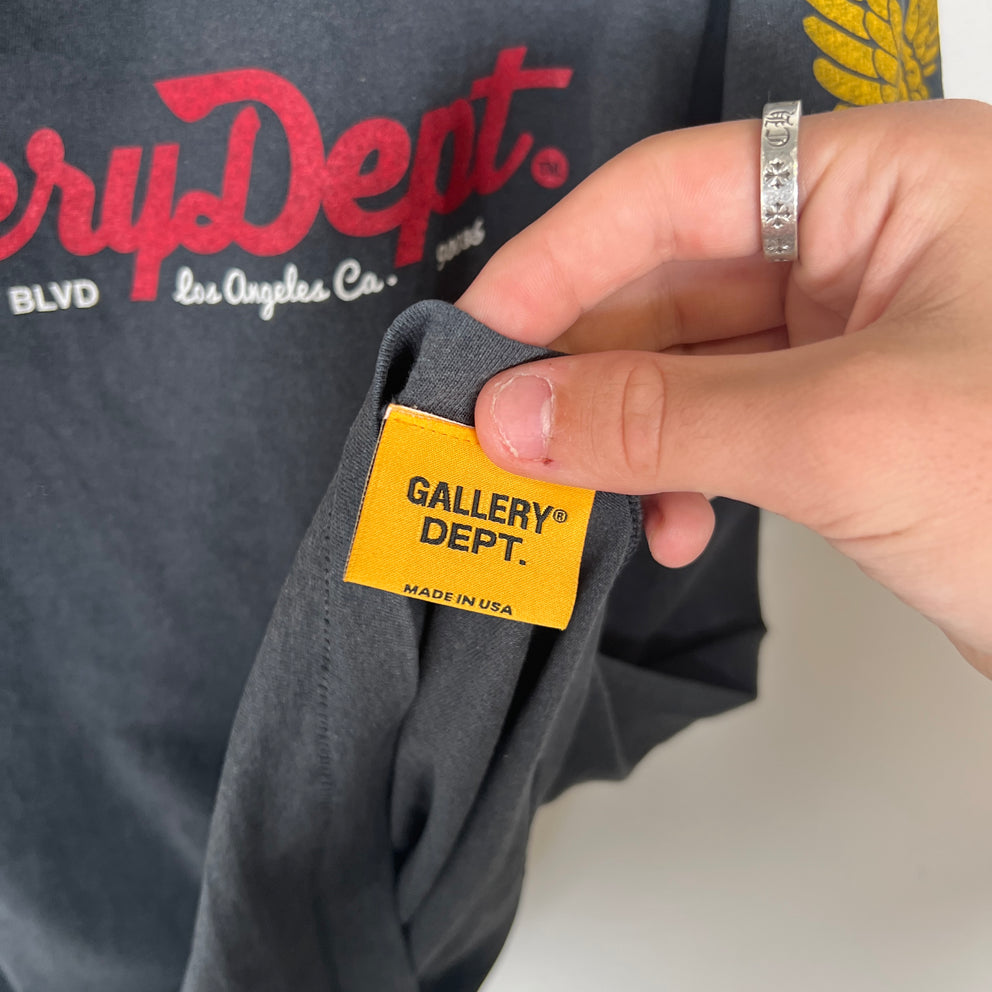 Gallery Dept Black Mechanic Tee Size S