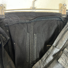 Rick Owens DRKSHDW SS15 Scrub Waxed Aircut Jeans
