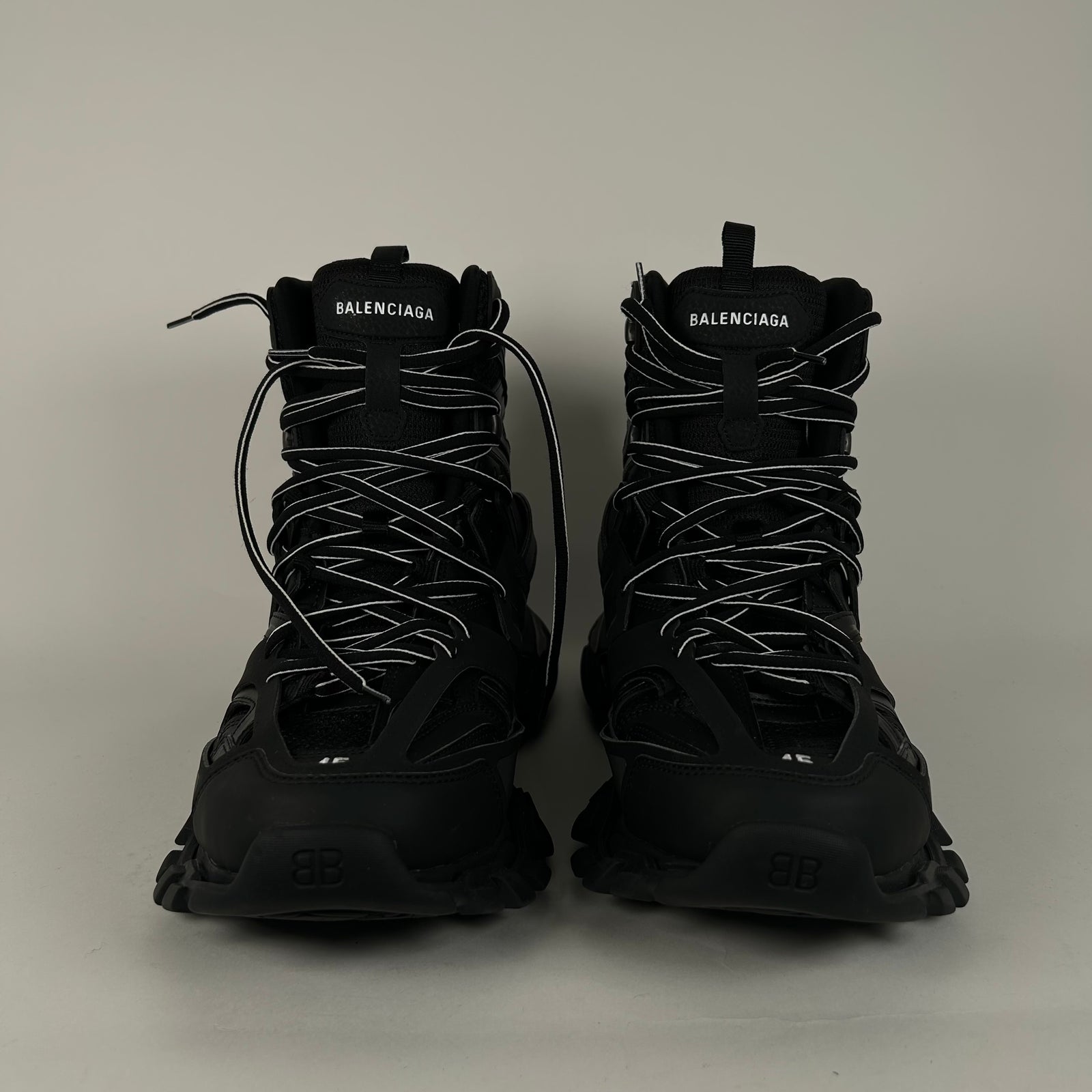 Balenciaga Track Hike Black High Top Size 12