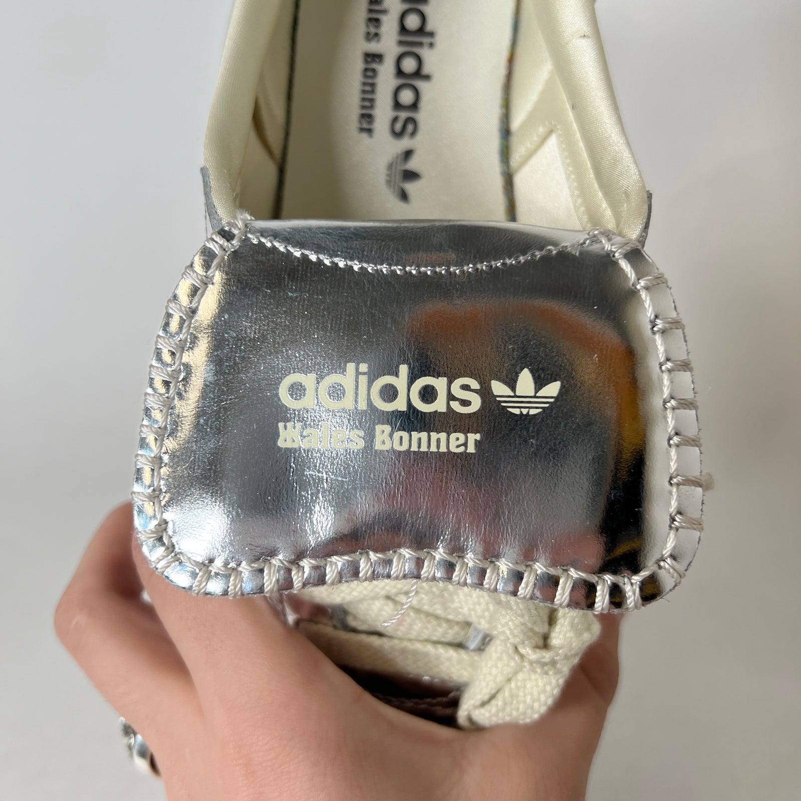 Adidas x Wales Bonner Size 8 Silver