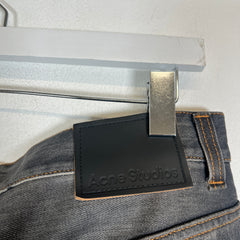 Acne Studios Black 2023M Distressed Baggy Jeans Size 33