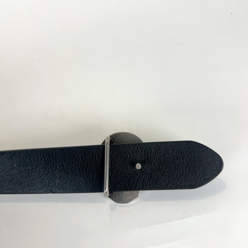 Alexander McQueen Alligator Skull Buckle Belt