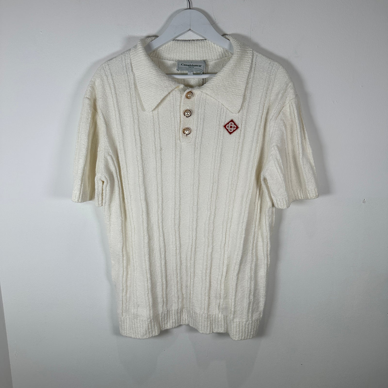 Casablanca Casa Boucle Polo Size Large