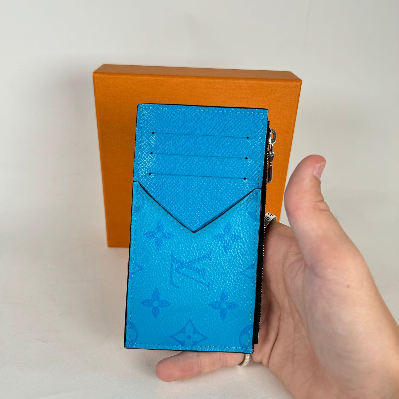 Louis Vuitton Blue Monogram Card Holder