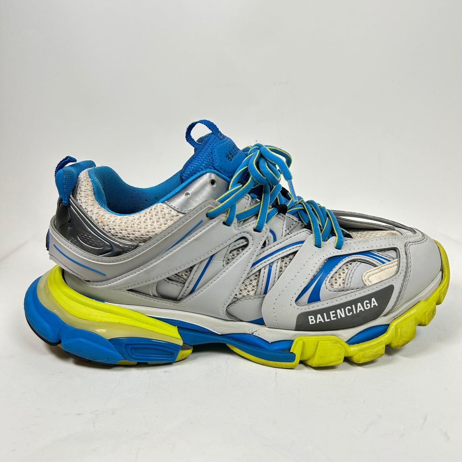 Balenciaga Blue/Green Track Sneaker Size 42