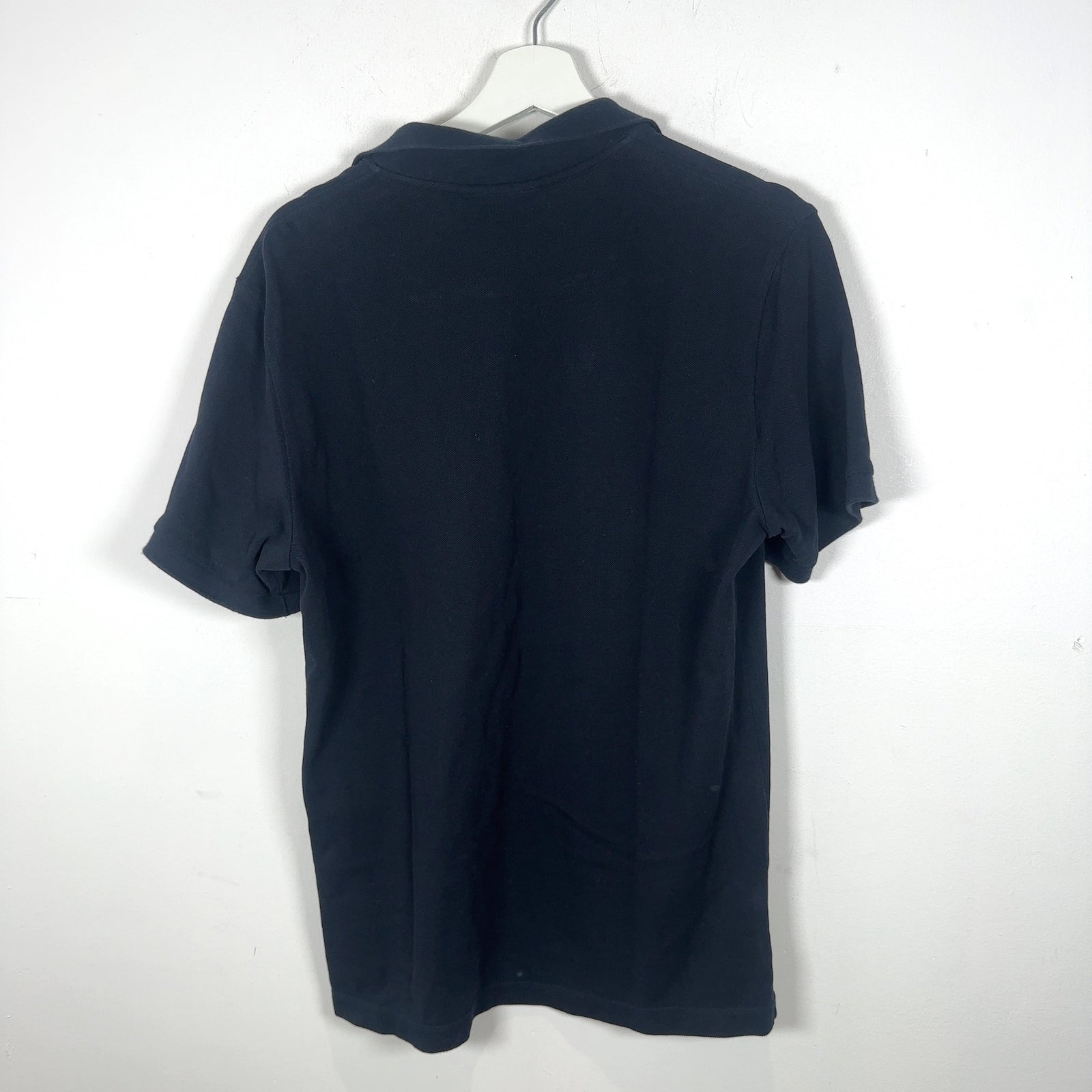 Burberry 1/4 Button Navy Polo