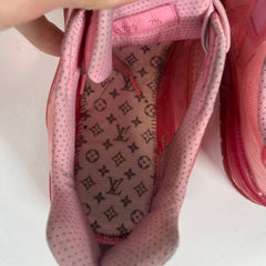 Louis Vuitton Pink Transparent Trainers LV 7.5