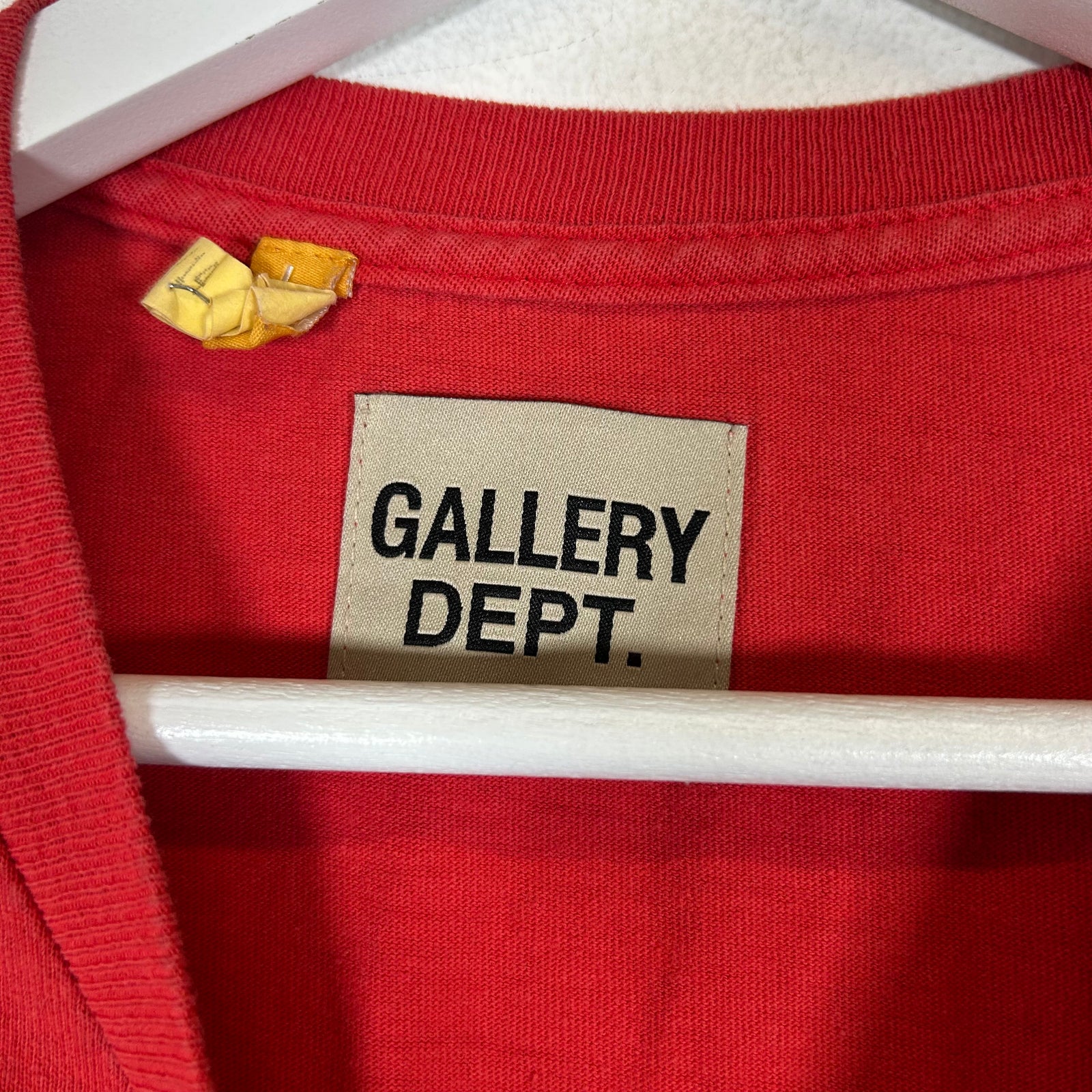 Gallery Dept Red "Art That Kills" T-shirt Size L