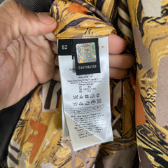 Fendi FF Marble-Effect Reversible Bomber Jacket