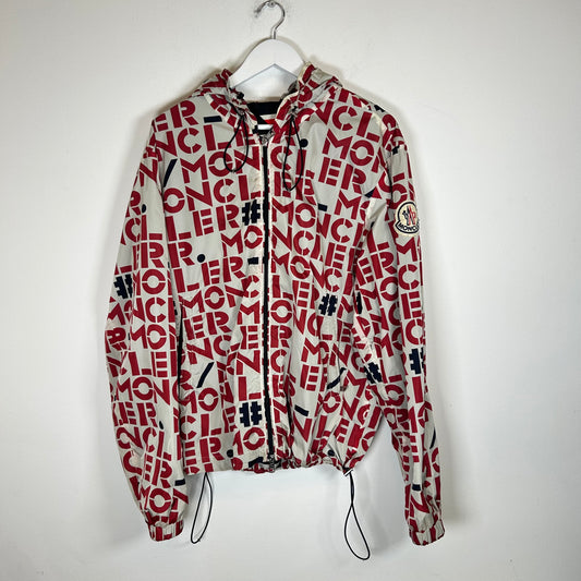 Moncler Red/Blue Dorfman Windbreaker Size XL