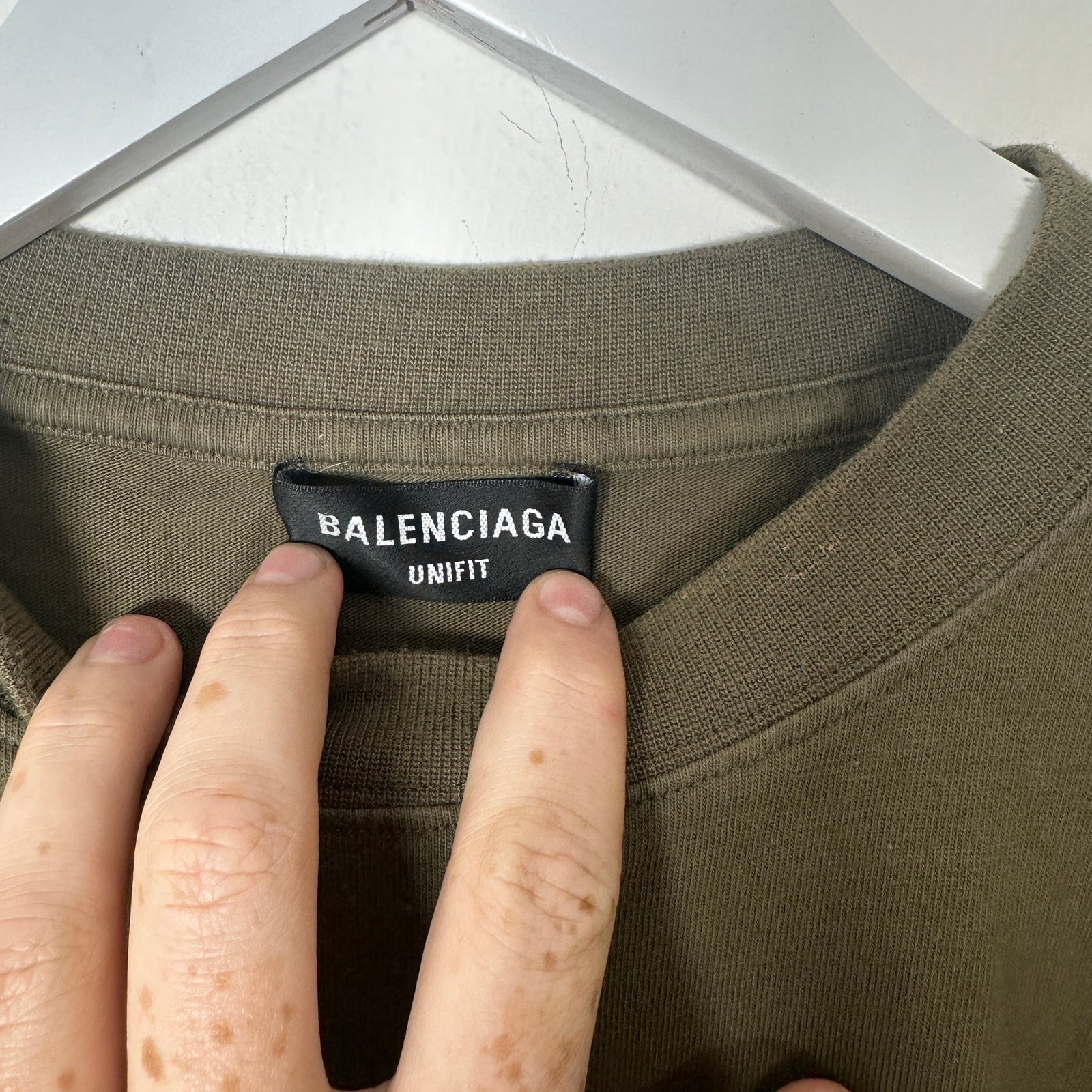Balenciaga Green 'Strike' T-Shirt Size 4