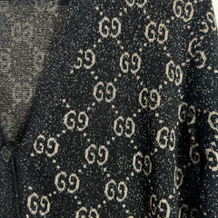 Gucci Metallic Jacquard Cardigan
