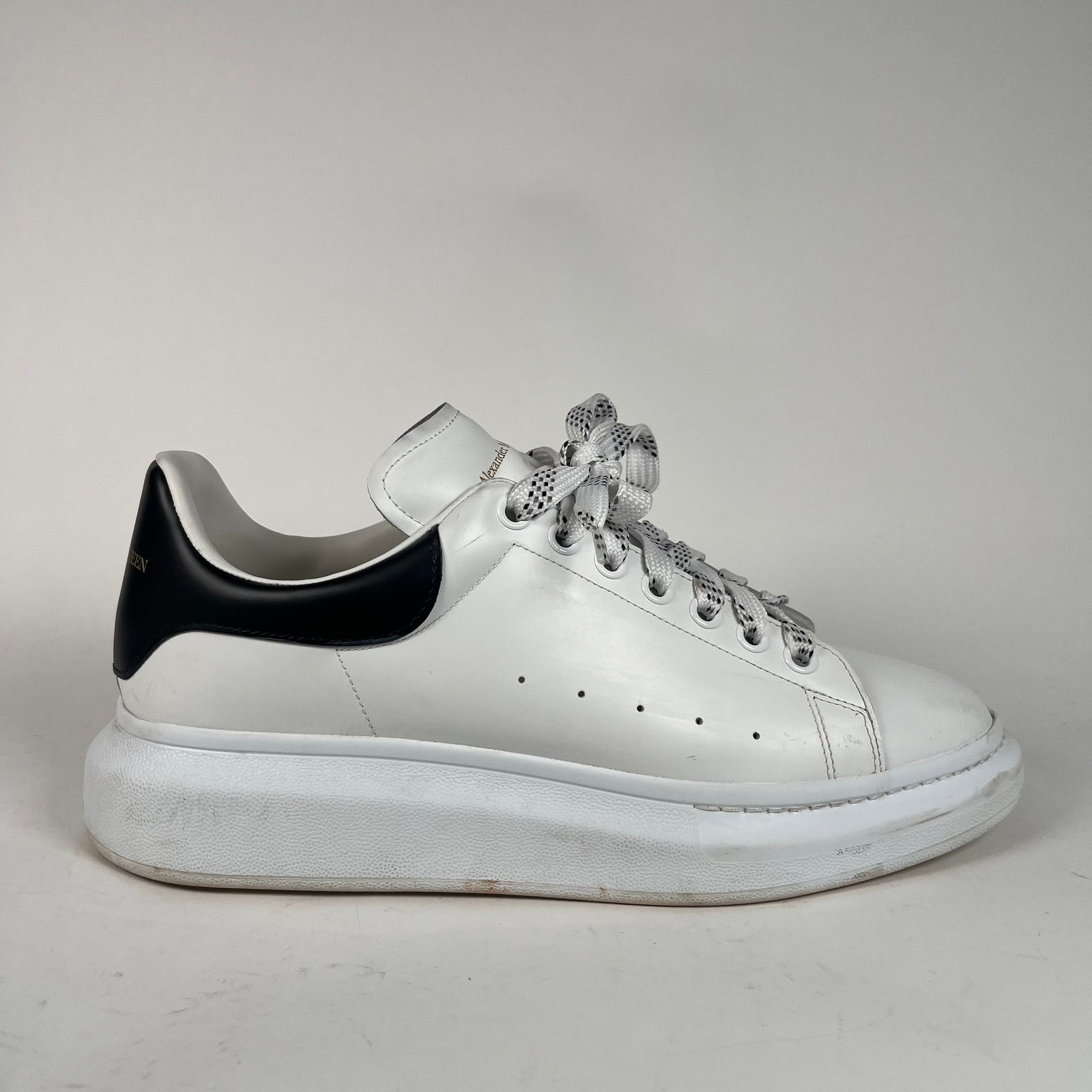 Alexander McQueen B&W Classic Sneakers Size 44
