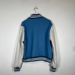 Amiri Blue/White Leather Varsity Jacket Size XL