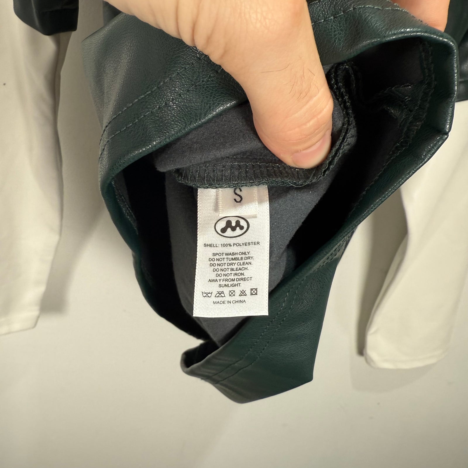 Mowalola Passport Leather Longsleeve Size S