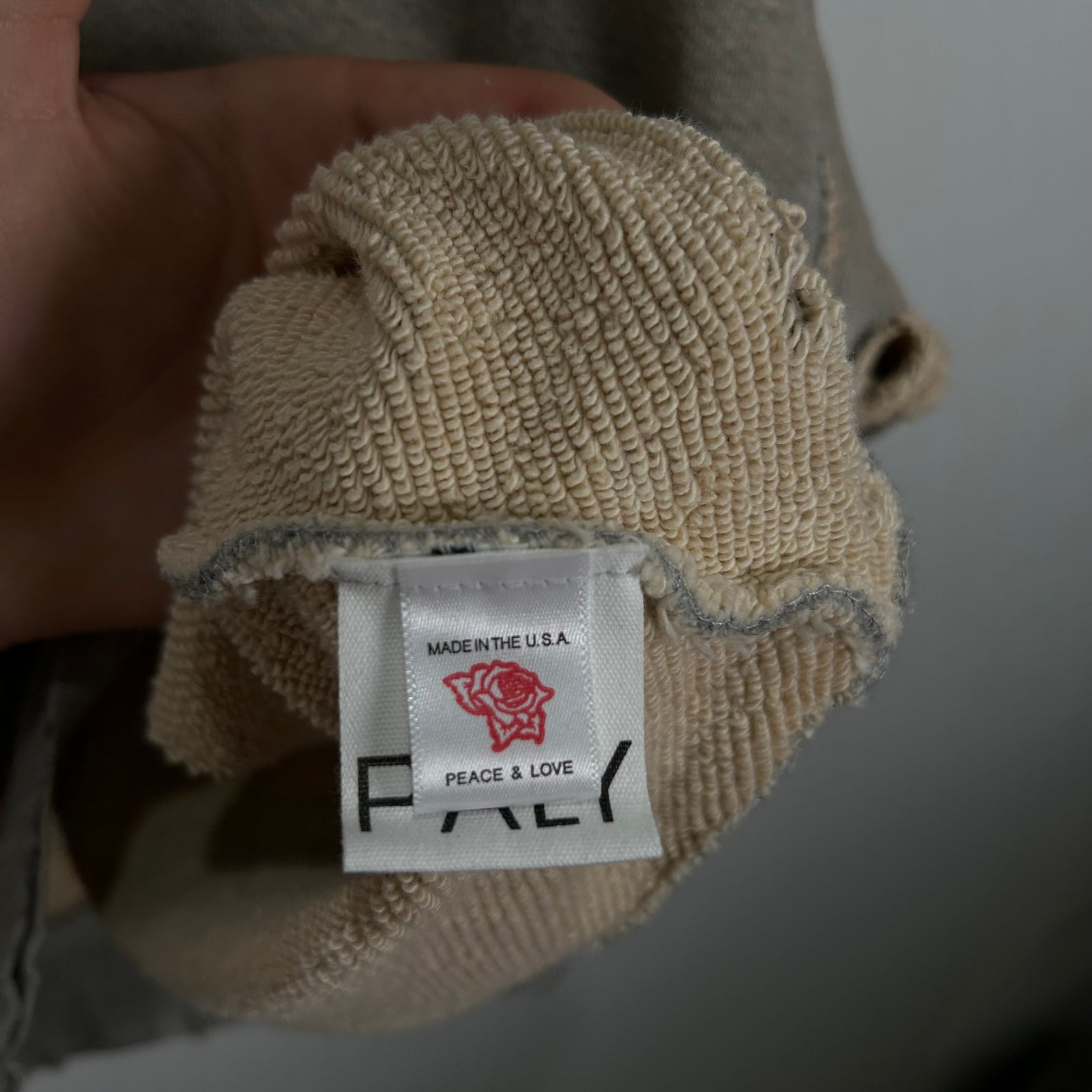 Paly Hollywood 'Nick St.John' Distressed Crewneck Size M/L