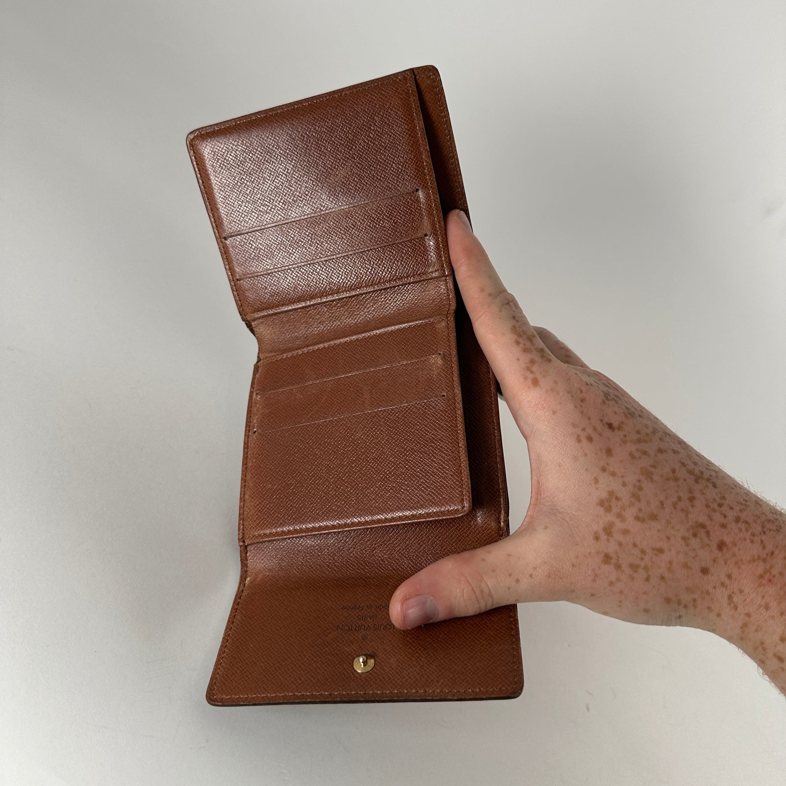 Louis Vuitton Monogram Porte Monnaie Bifold Wallet