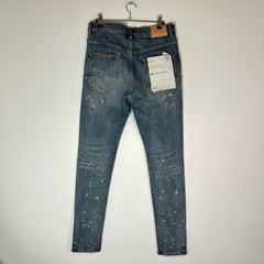 Purple Brand Lightwash Paint Splatter Jeans Size 30