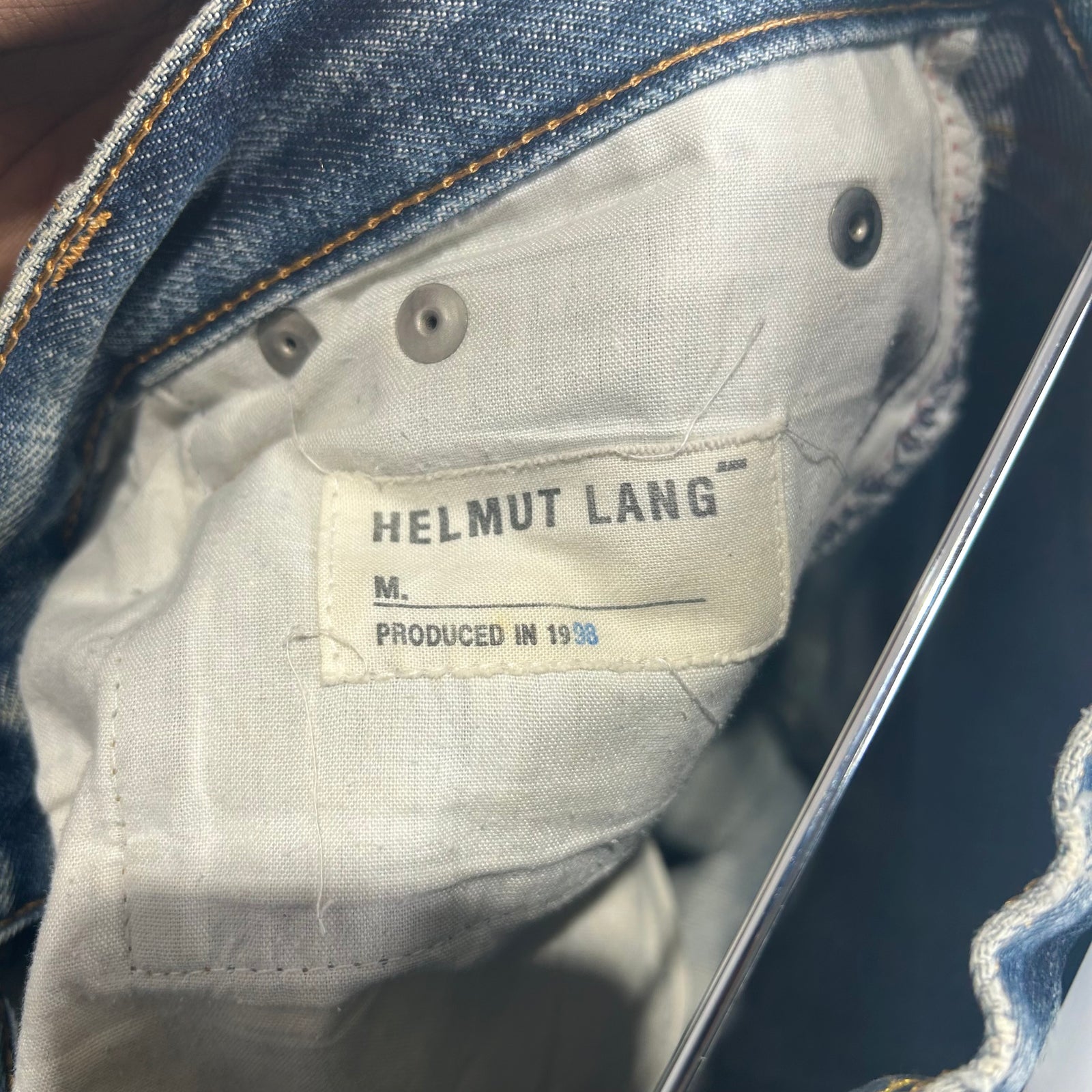 Helmut Lang 1998 Blue Jean Size 28
