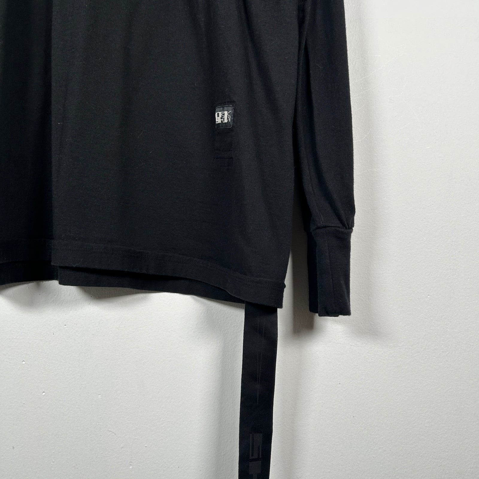 Rick Owens Drkshdw Black Level Long-Sleeve Shirt Size L