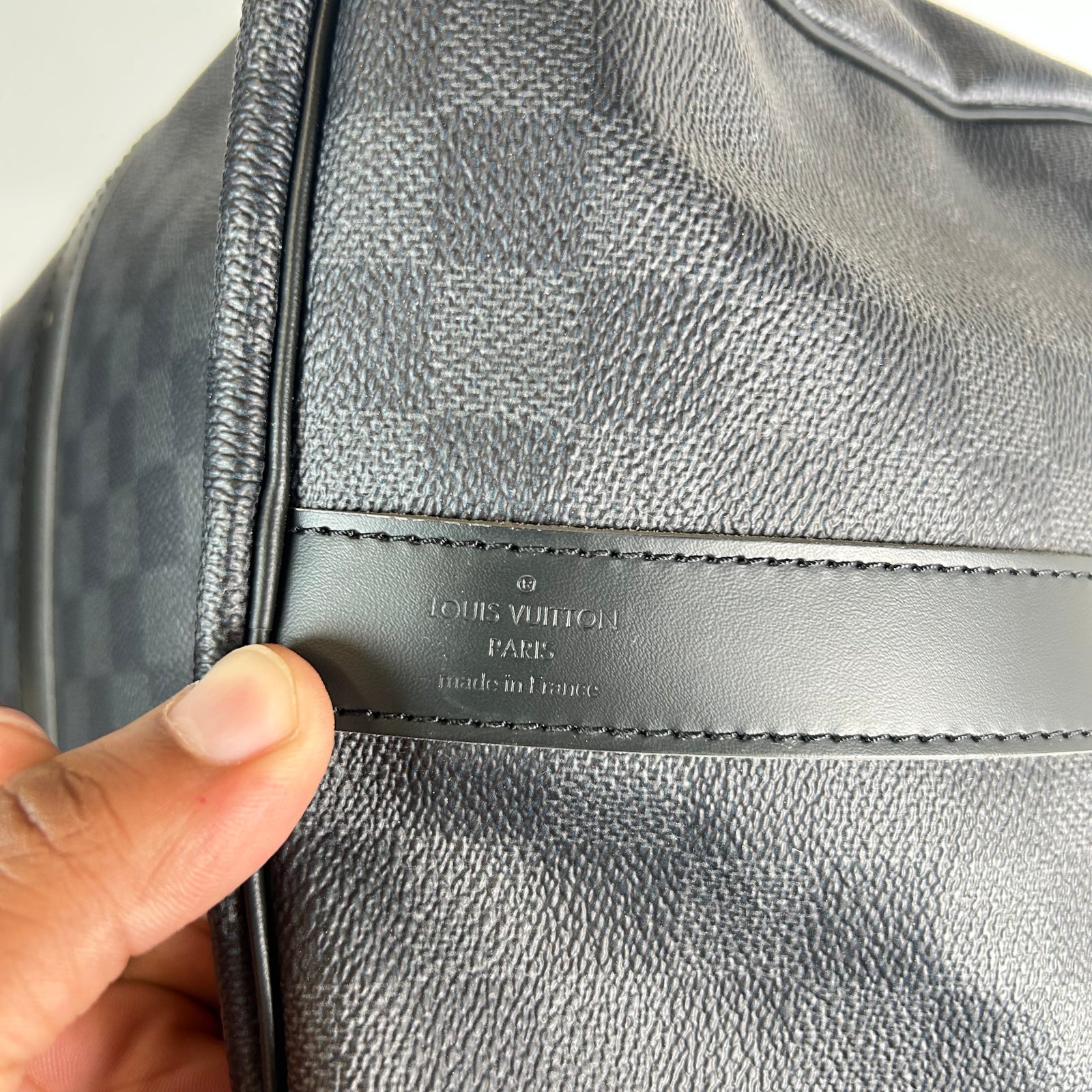 Louis Vuitton Damier Graphite Canvas Keepall Bandouliere 50