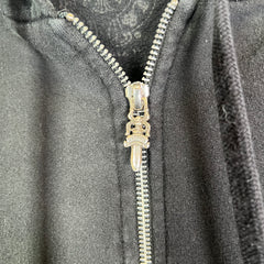Chrome Hearts Floral Horseshoe Zip-Up Hoodie