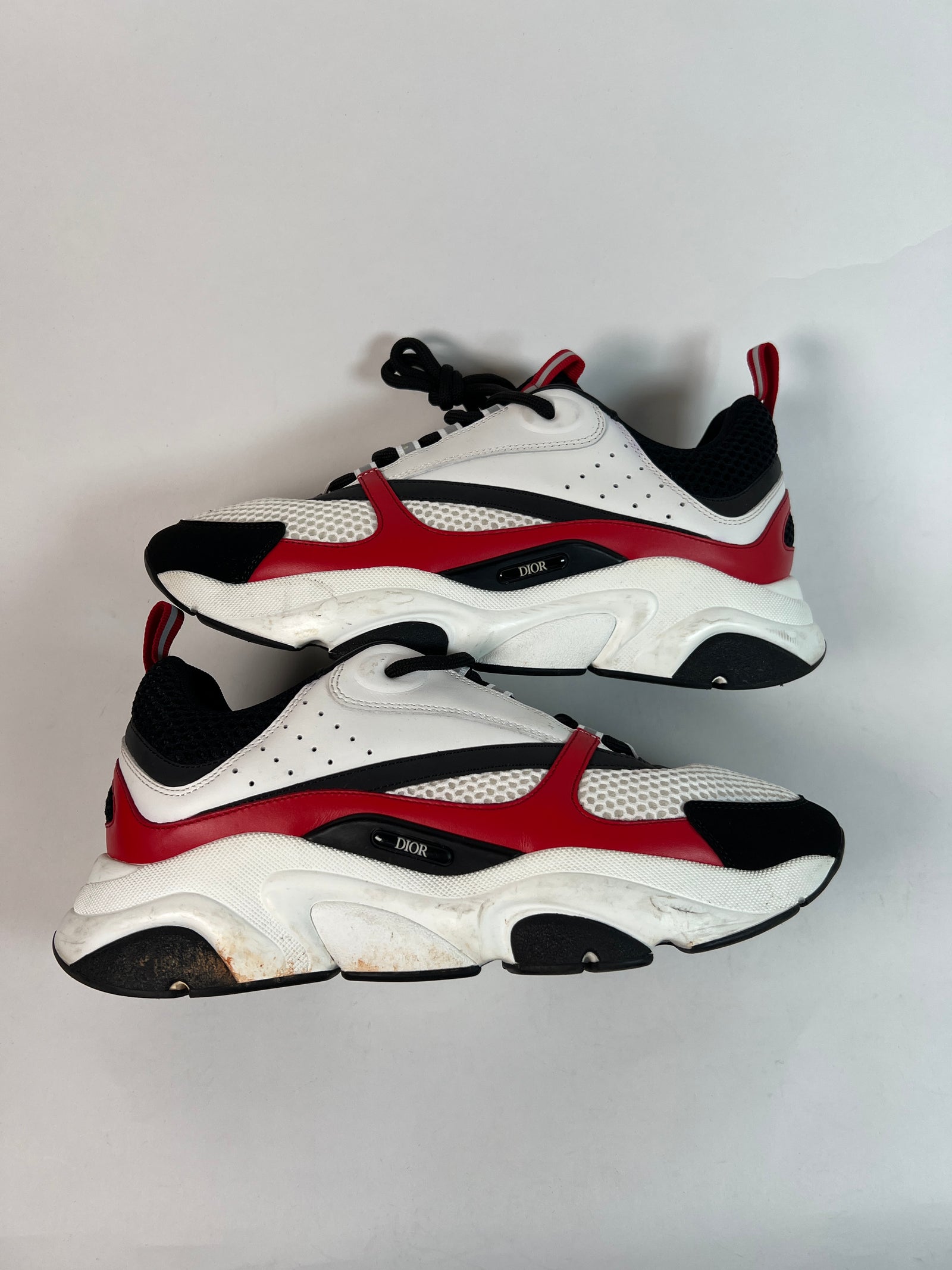 Dior White/Red B22 Sneakers Sz 43