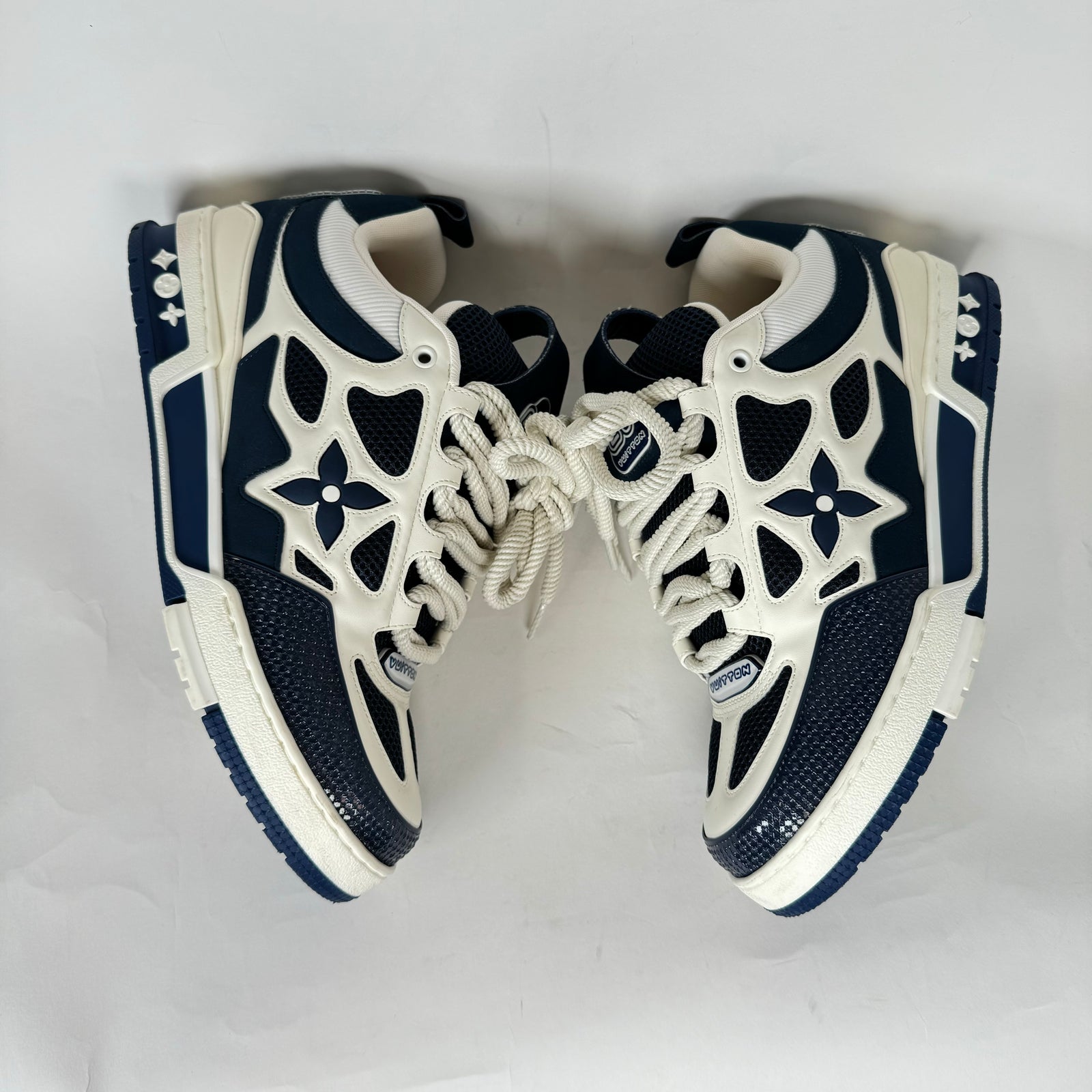 Louis Vuitton Navy Skate Sneakers Size LV 9