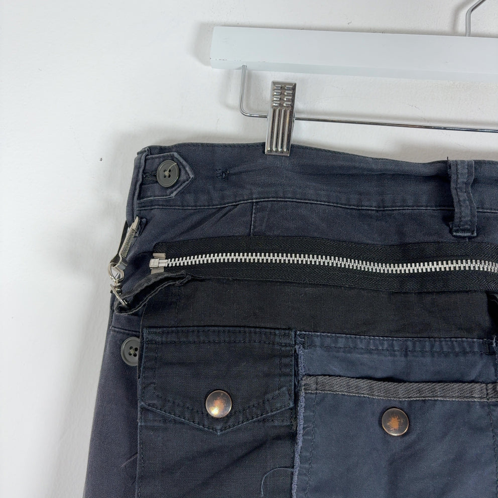 Undercover AW04 ‘But Beautiful’ Hybrid Denim Docking Cargo Pants