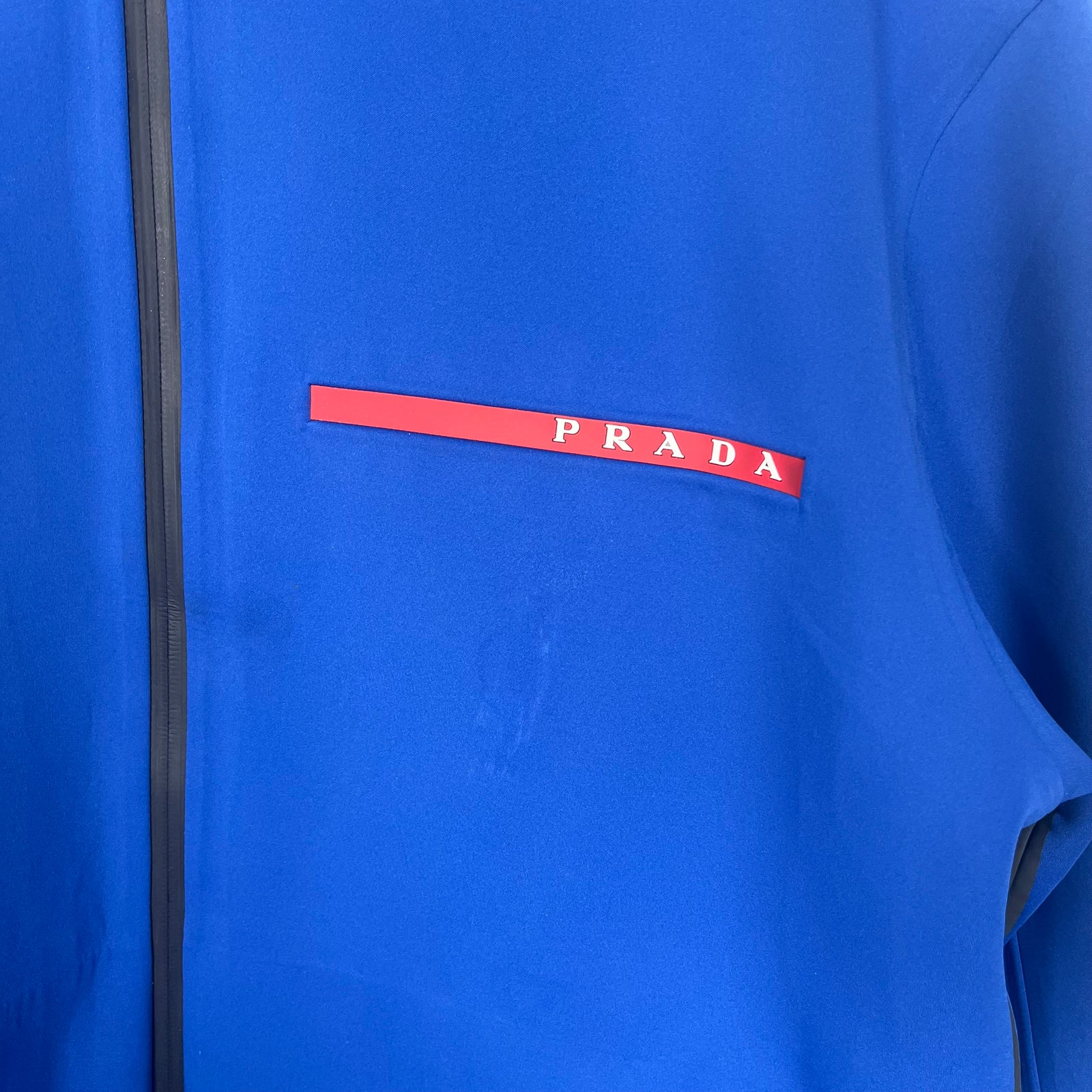 Prada Blue Nylon Jacket Size XL
