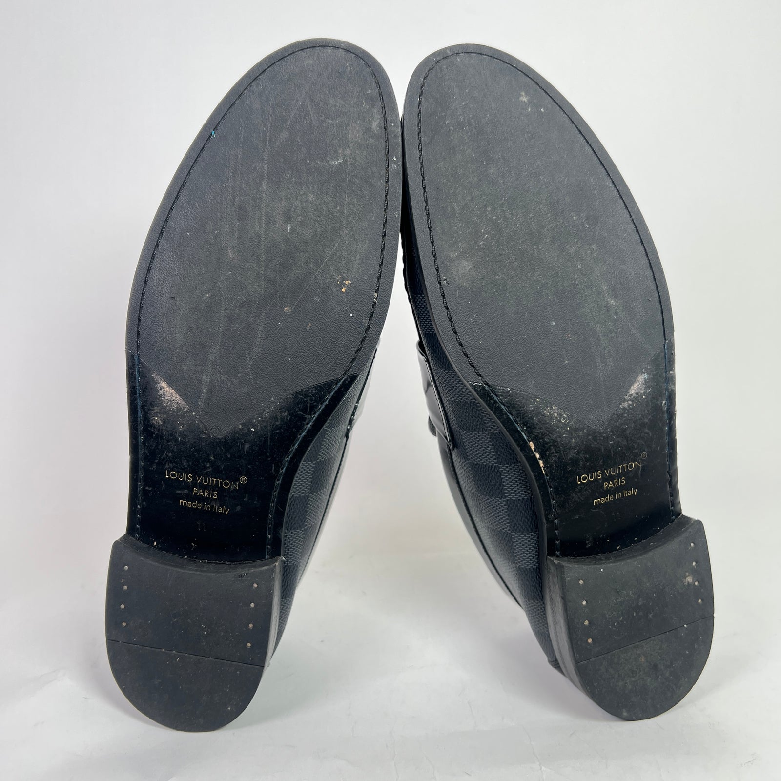 Louis Vuitton Damier Graphite Major Loafers