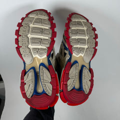 Balenciaga Blue/Red Track 2 Sneakers Size 45