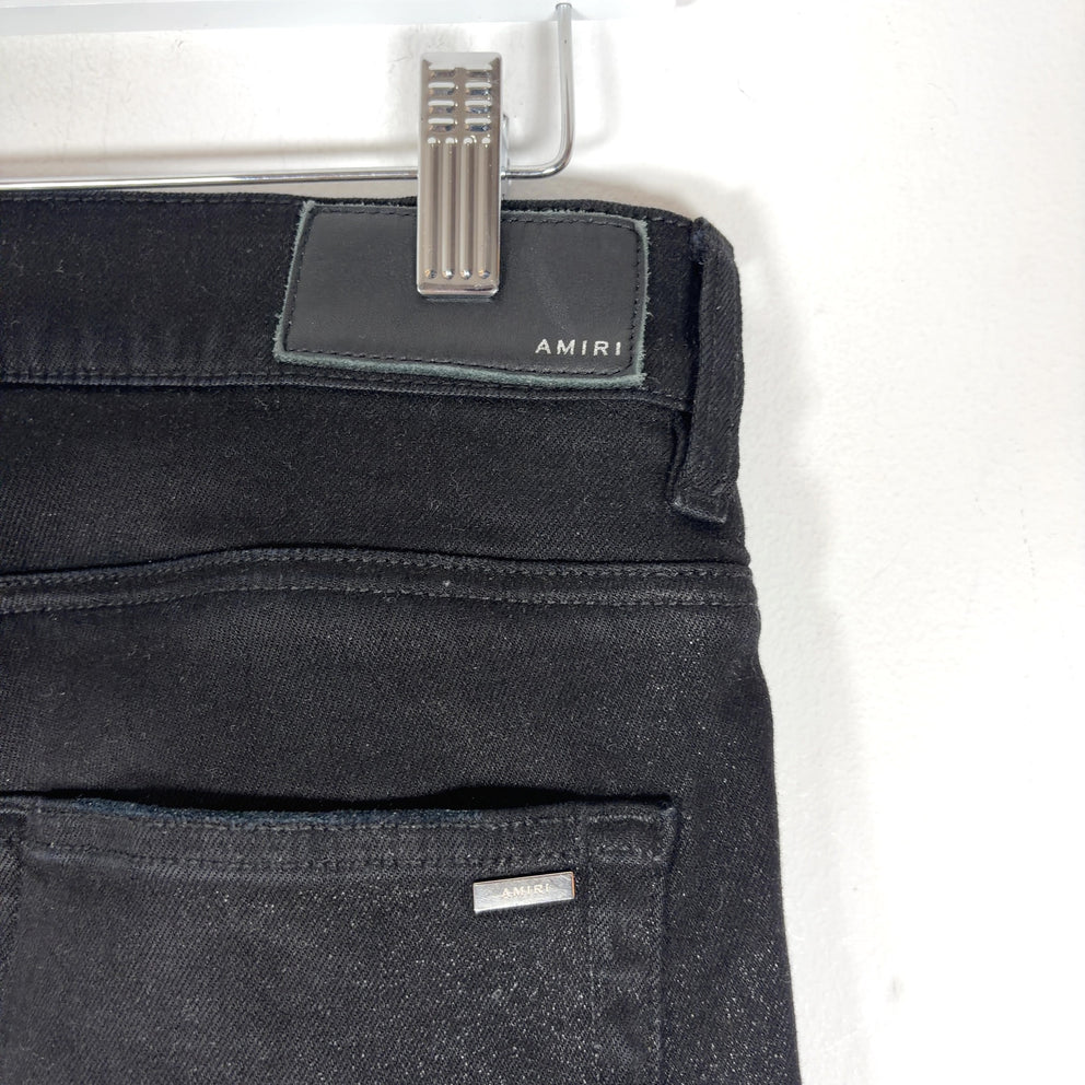 Amiri Thigh Logo Black/Black Jeans