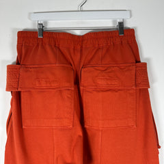 Rick Owens Orange Creatch Cargo Size L