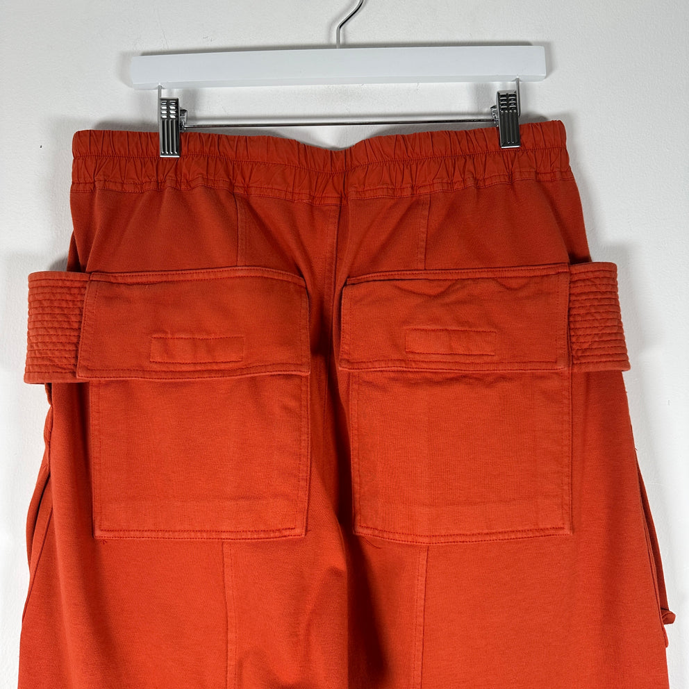 Rick Owens Orange Creatch Cargo Size L