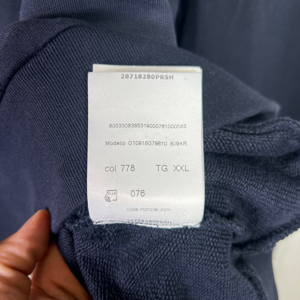 Moncler Embroidered Logo Crewneck