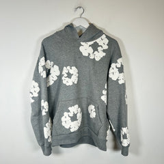 Denim Tears Grey Wreath Hoodie Size M