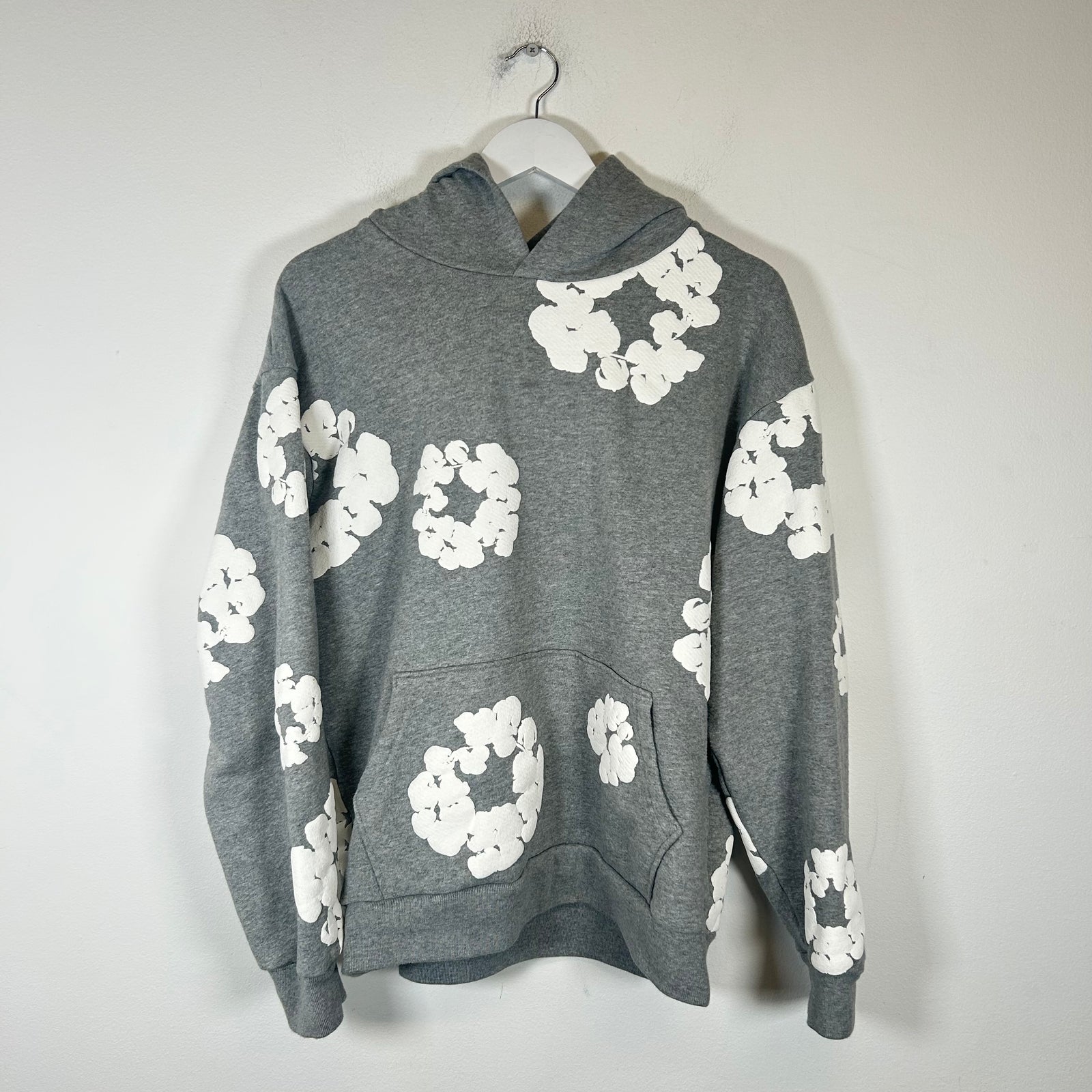 Denim Tears Grey Wreath Hoodie Size M